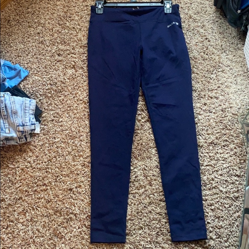 Blue women’s medium Baleaf leggings/yoga pants